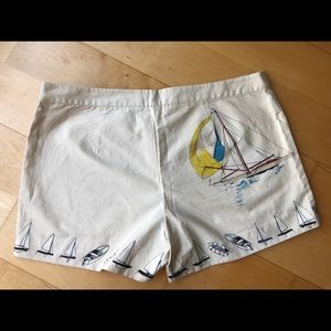 J Crew Sailboat Shorts Size 8 “City Fit”